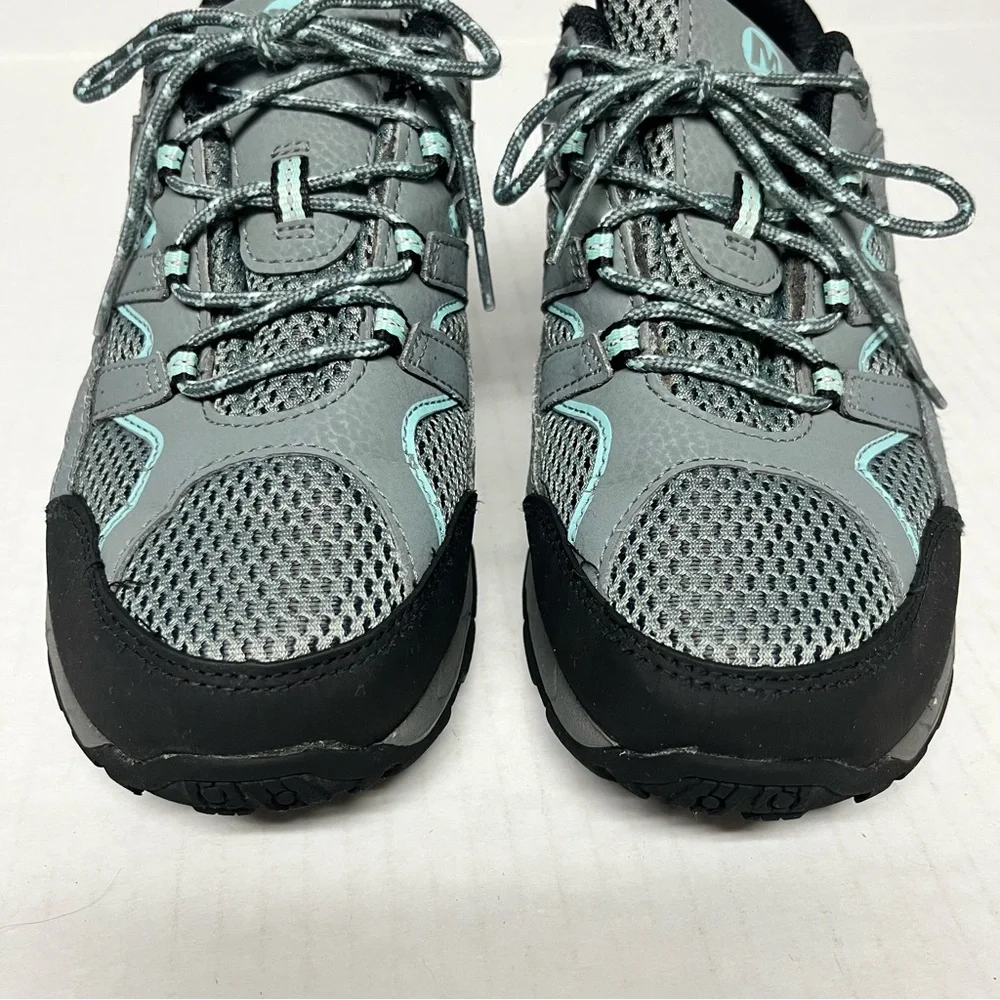 Merrel gray Moab 2 low hiking trail shoes 6 Gorpcore outdoor adventure walking - Picture 8 of 13